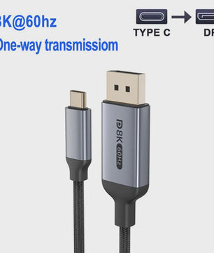 8K USB-C naar DisplayPort Kabel (DP 1.4) - 8K@60Hz, 4K@120Hz/240Hz - Bidirectioneel
