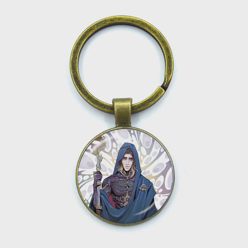 League of Legends Jinx Anime Glazen Hanger Sleutelhanger - Uniek Cadeau voor Fans