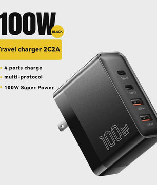 Essager 100W GaN Snellader USB-C PD QC 4.0 3.0 voor iPhone, Xiaomi, Macbook