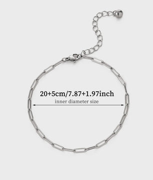 Gouden Anklet met Kralen en Bedels - Roestvrij Staal - Zomerse Strandjuwelen
