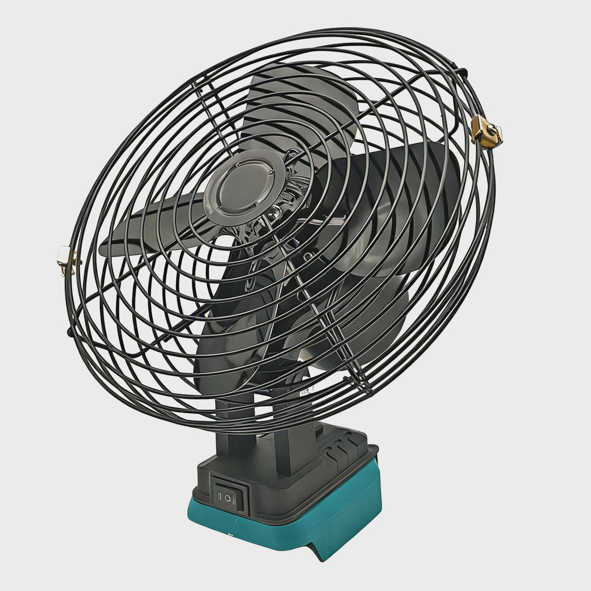 Krachtige 18V Accu Ventilator - Metaal, Camping & Buiten Gebruik - Compatibel met Makita, Dewalt, Milwaukee