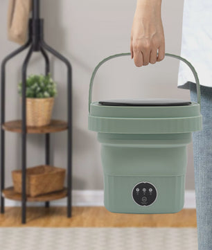 Opvouwbare Mini Wasmachine - Draagbare Compacte Washer met 3 standen voor Ondergoed, Babykleding & Reizen