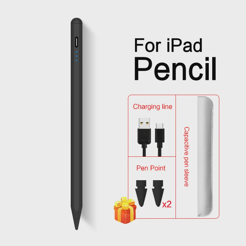 Stylus Pen voor iPad met Kantelfunctie en Palm Rejection - Compatibel met A16 Pro, Mini 6/7, Air 4/5, iPad 7-11 Gen