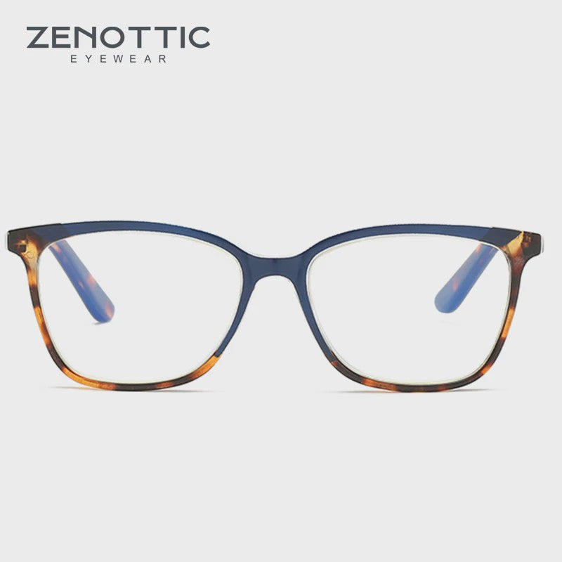ZENOTTIC S-Maat Vierkante Bril - Blauwlichtfilter & Fotocromisch - Unisex Optische Bril