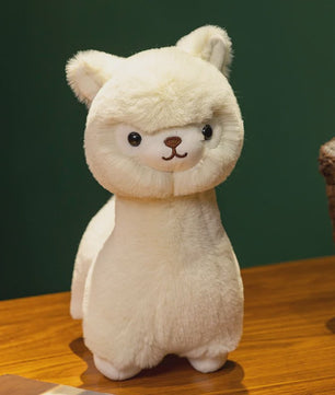 Kawaii Alpaca Pluche Knuffel - Zachte Llama Pluche Dier Speelgoed Pop als Kussen, Cadeau en Kamerdecoratie