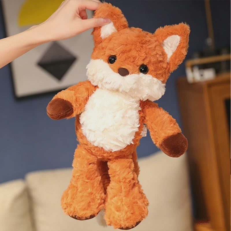 Schattig Pluche Vos Speelgoed - Zacht Knuffel Vos - Verkrijgbaar in 35cm en 50cm