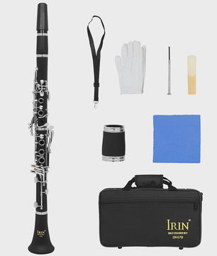 Bb Klarinet 17 Toetsen Zwart Bakeliet Houtblazer Muziekinstrument Set
