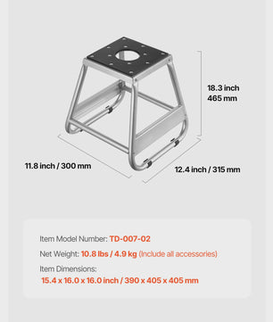 Universele Motorlift / Werkstandaard voor Crossmotoren - 500 kg Capaciteit