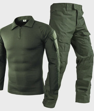 Tactisch Camouflage Uniform Set: Combat Shirt & Broek voor Outdoor, Airsoft, Jacht & Training