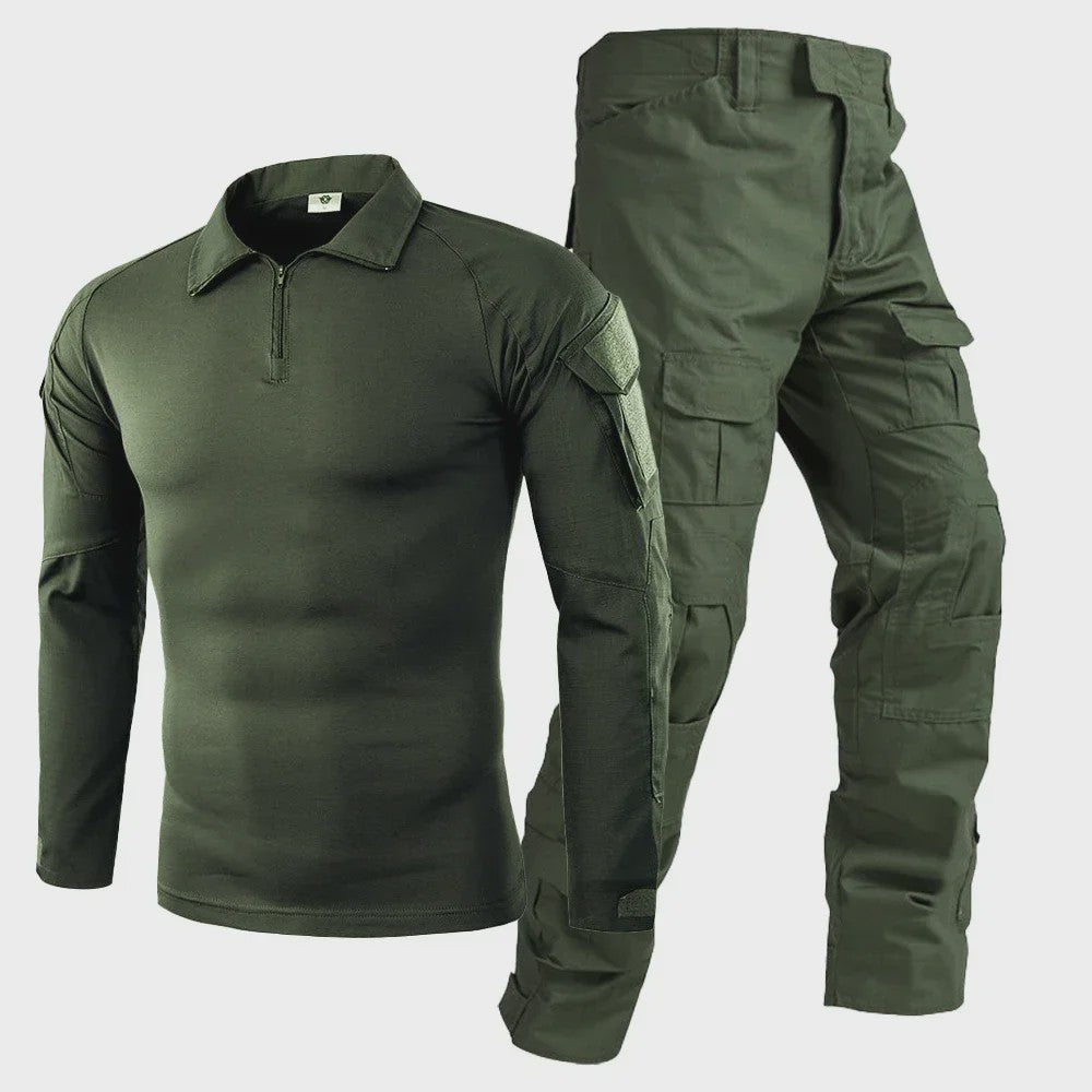 Tactisch Camouflage Uniform Set: Combat Shirt & Broek voor Outdoor, Airsoft, Jacht & Training