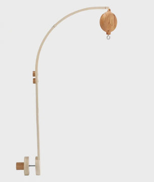 Houten Muziekdoosje Baby Mobiel - Draaiend & Kalmerende Melodieën voor de Babykamer