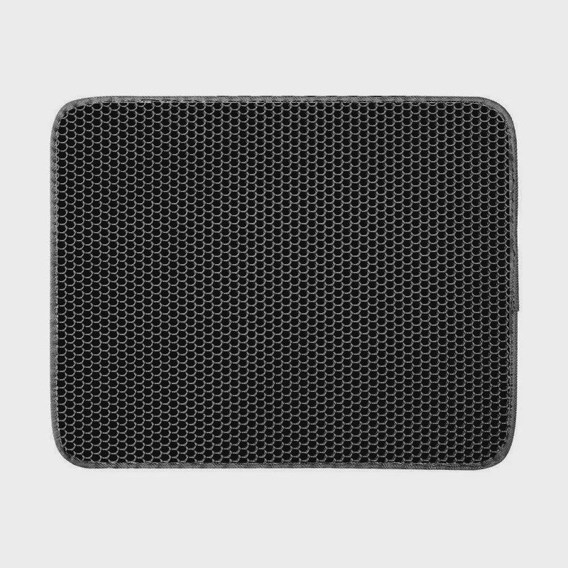 Dubbellaags Kattenbakmat - Waterdicht & Anti-slip - Grote Maat - Houdt Kattenbakvulling Tegen