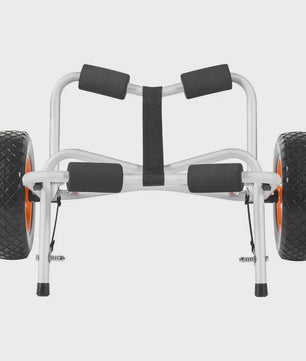 Opvouwbare Kajakkar / Kano Trolley met 10-inch Massieve Banden & Spanband - 113 kg