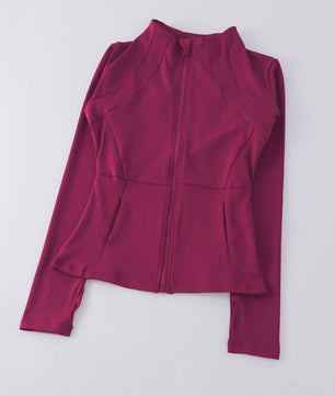 Dames Sportjack met Lange Mouwen - Windbreaker Stijl voor Running, Yoga & Workouts