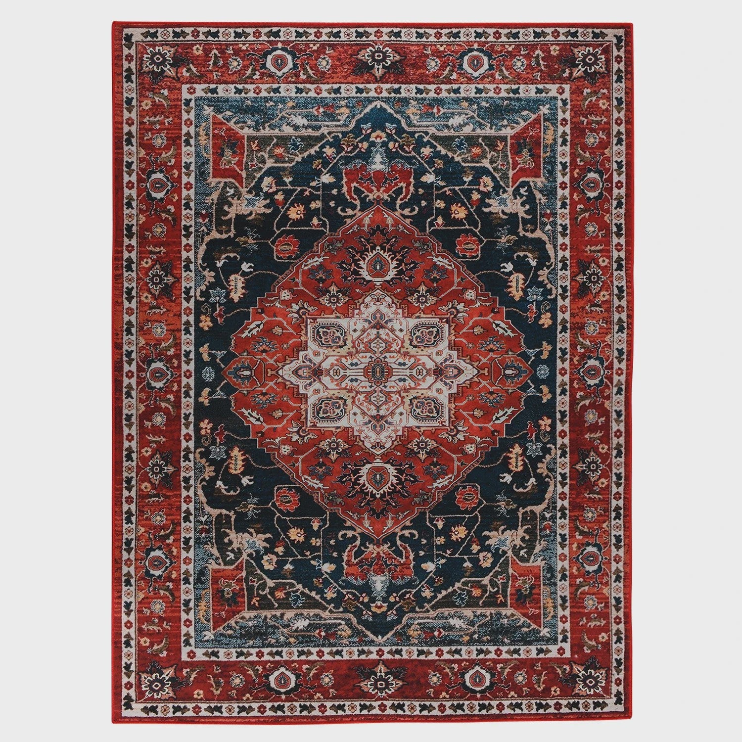 Vintage Perzisch/Turks Vloerkleed - Retro Ethnic Design voor Woonkamer & Slaapkamer