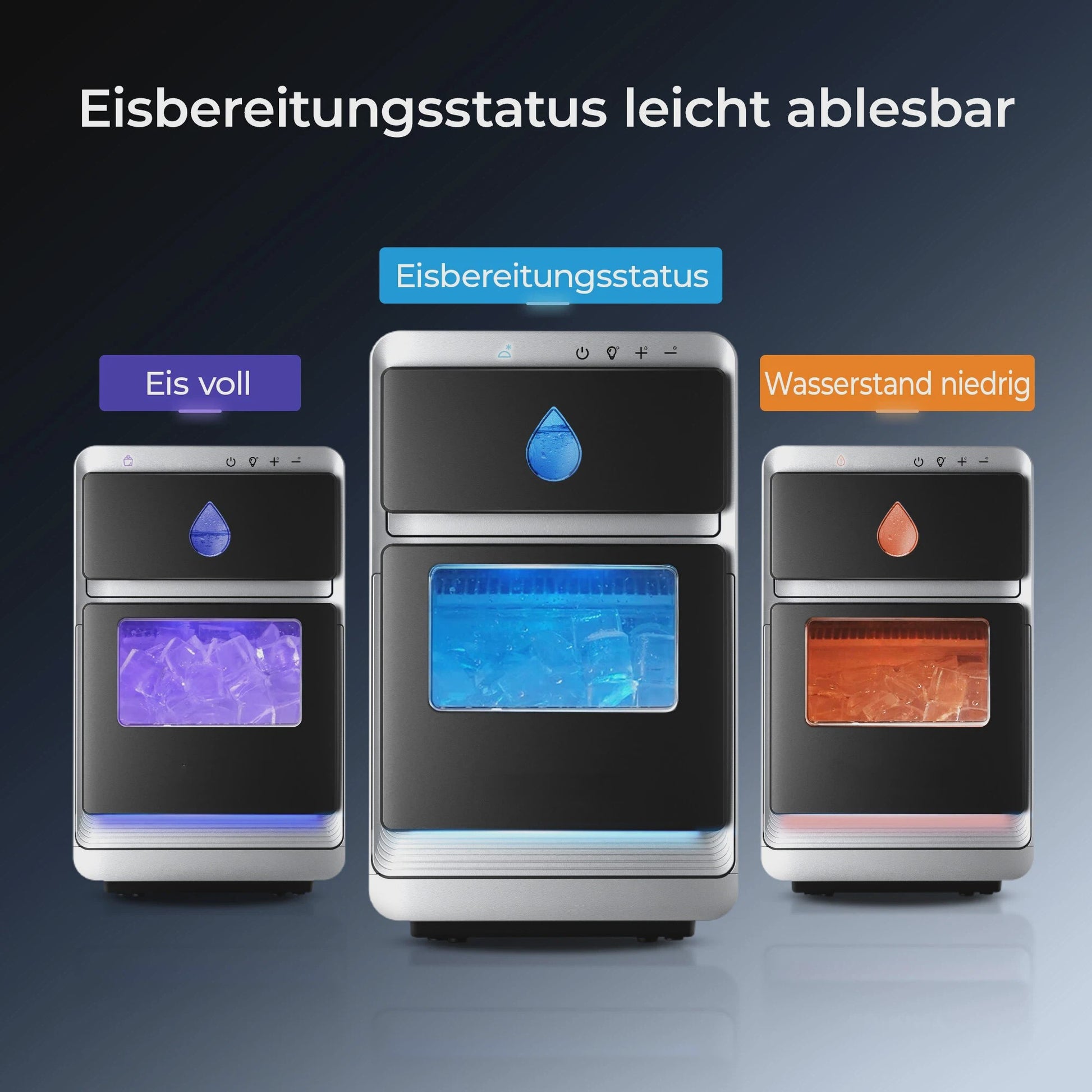 Automatische IJsmachine aanrecht - Crescent Vormige IJsblokjes - Snel & Efficiënt