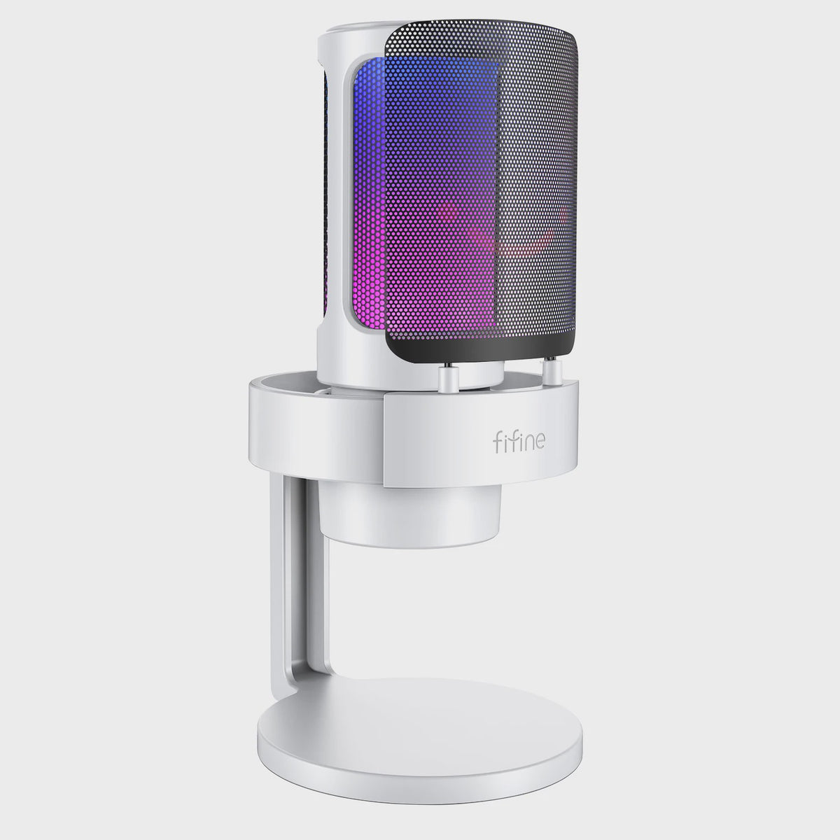 FIFINE A8 USB Microfoon: RGB, Mute & Koptelefoonuitgang voor PC/Mac Streaming & Opnames