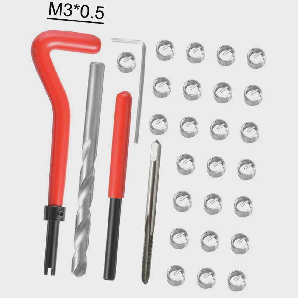 30-delige Schroefdraad Reparatie Kit M3-M11 RVS - Auto & Mechanica