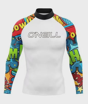 Heren Rashguard Lange Mouw - UV Bescherming Zomer T-shirt voor Surfen, Duiken & Strand