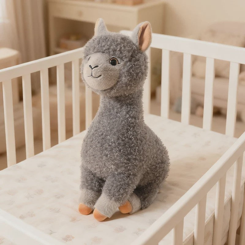 Zachte Pluche Alpaca Knuffel - Schattig Staan Alpacasso Speelgoed voor Kinderen & Meisjes