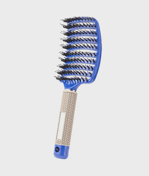 Professionele Haarborstel met Varkenshaar & Nylon - Ontklit Nat & Krullend Haar - Salon Kwaliteit Styling Tool