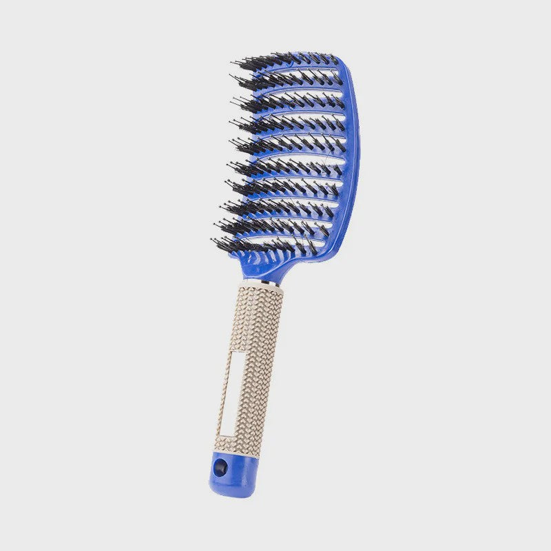 Professionele Haarborstel met Varkenshaar & Nylon - Ontklit Nat & Krullend Haar - Salon Kwaliteit Styling Tool