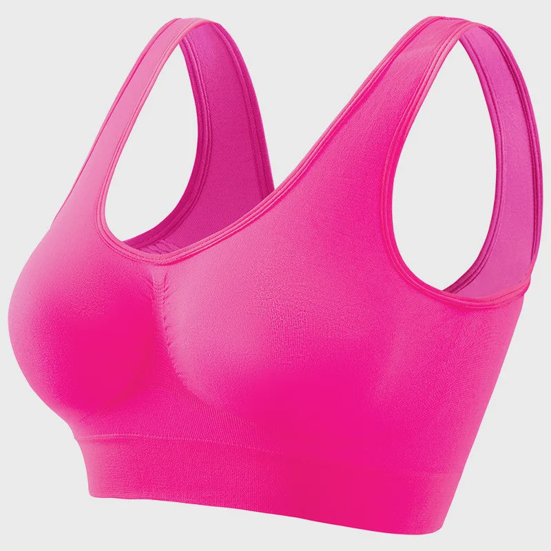 Naadloze Push-Up Sport BH - Ademende Bralette zonder beugel, Crop Top Lingerie voor Dames (S-5XL)