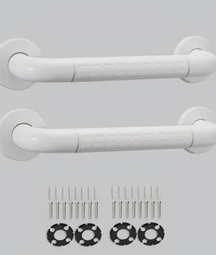 Antislip Beugel 35cm Wit RVS - Veiligheidshandgreep met Fluoriserende Ring voor Badkamer & Douche