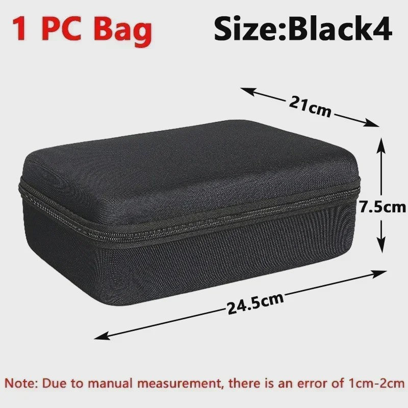 Veelzijdige EVA Hardcase Opbergdoos - Schokbestendig en Draagbaar voor Oordopjes, Accessoires & Make-up
