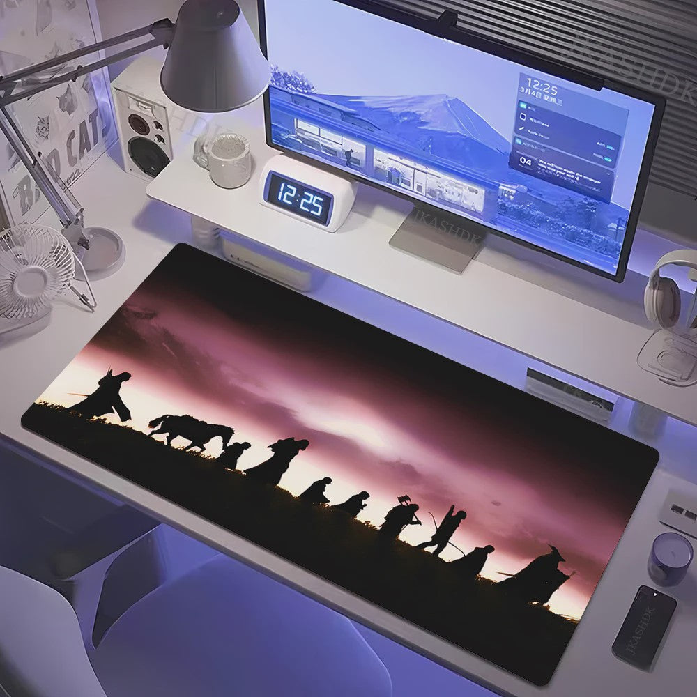 Grote Gaming Muismat XL - Lotrs Film Thema Deskmat voor PC & Bureau