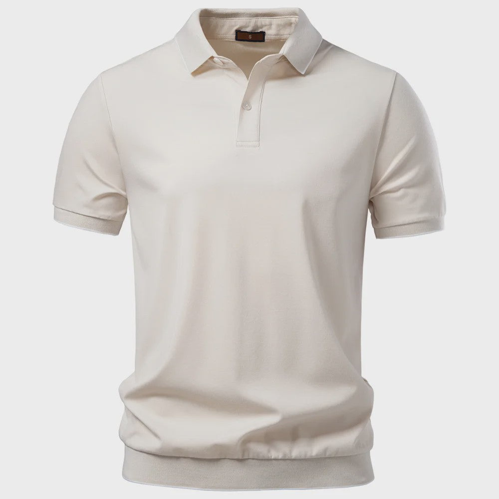 AIOPESON Heren Tencel Polo Shirt - Premium Kwaliteit & Ademend Comfort