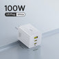 Baseus 100W GaN Snellader: Laad Laptop, Tablet & Telefoon Snel Op