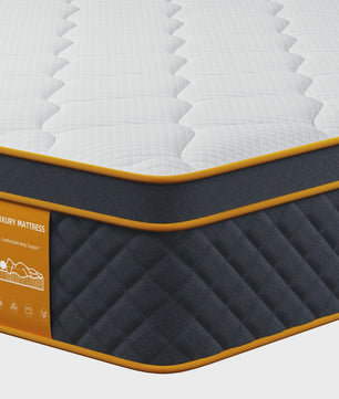Pocketvering Matras 25cm Dik: Traagschuim, Zoned Support, 160/180x200cm - Stille Slaap