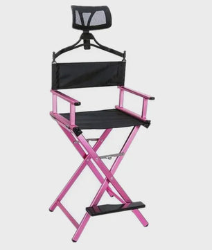 Opvouwbare Aluminium Make-up Stoel - Comfortabel & Draagbaar voor Buiten, Camping of Kantoor