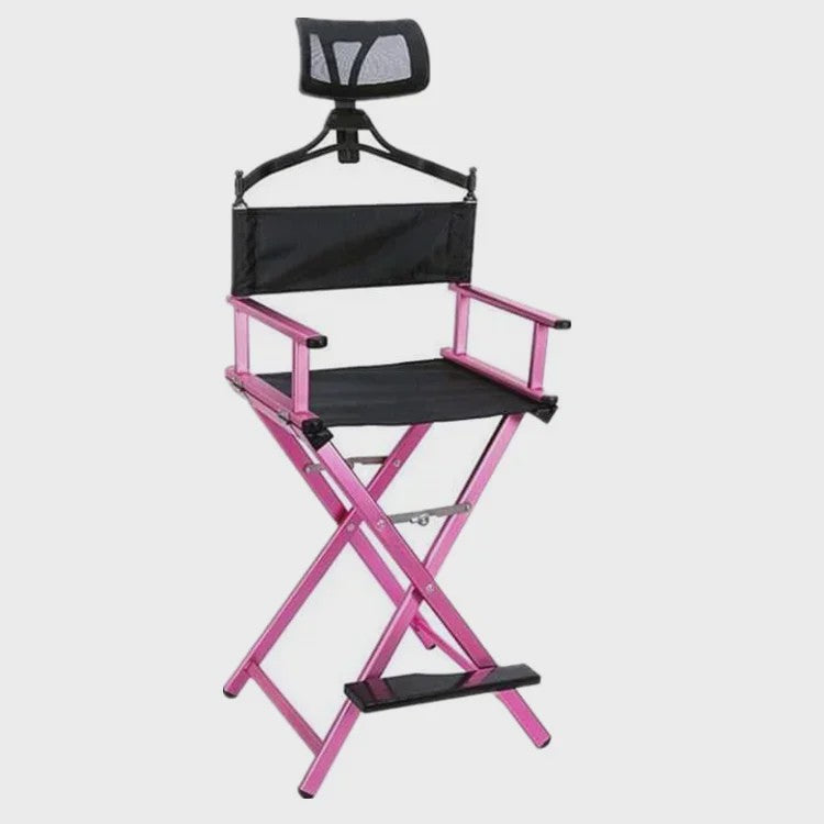 Opvouwbare Aluminium Make-up Stoel - Comfortabel & Draagbaar voor Buiten, Camping of Kantoor
