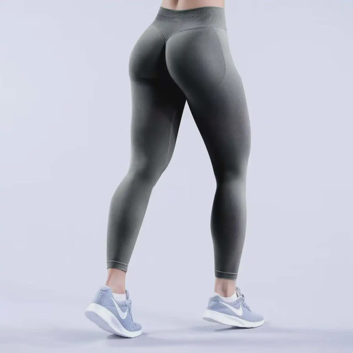 Naadloze Yoga Leggings met Hoge Taille en Butt Lifting Effect - Perfect voor Fitness, Gym & Running