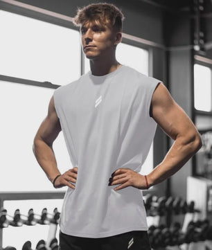 Heren Tanktop Zonder Mouwen - Sneldrogend & Ademend voor Fitness en Sport