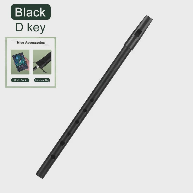 Authentieke Ierse Whistle Fluit - C/D Toets - 6 Gaten - Traditioneel Muziekinstrument