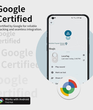 4x RSH Smart Tag Tracker - Vind Je Spullen Terug met Google Find My
