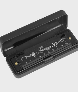 Professionele 10-Gats Mondharmonica in C-Toon met Beschermhoes - Ideaal voor Beginners