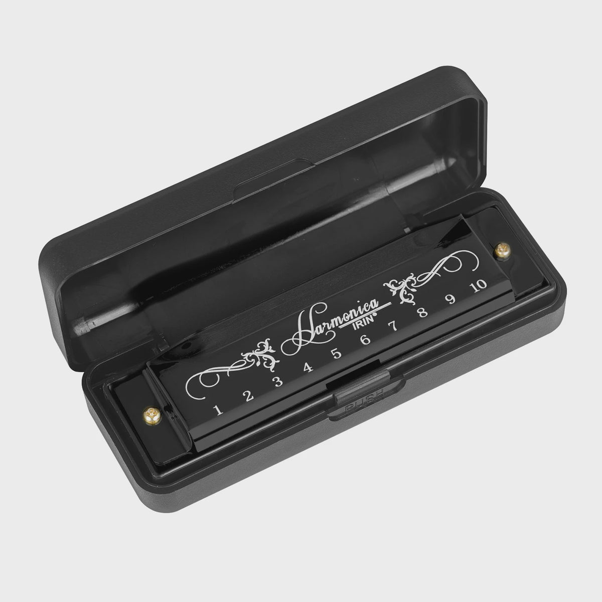 Professionele 10-Gats Mondharmonica in C-Toon met Beschermhoes - Ideaal voor Beginners