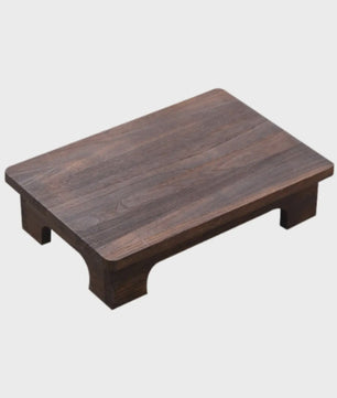 Houten Lage Tatami Tafel - Compact en Stijlvol voor Balkon, Woonkamer of Vensterbank