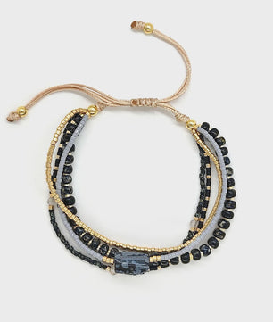 Bohemian Turquoise Kralen Armbanden Set - Multi-Layer Boho Stijl