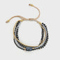 Bohemian Turquoise Kralen Armbanden Set - Multi-Layer Boho Stijl