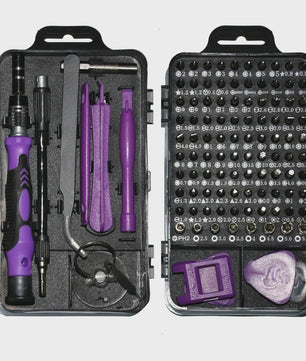 116-delige Precisie Schroevendraaierset met 98 Magnetische Bits voor Reparatie