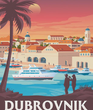 Nordic Canvas Poster: Kleurrijke Reisposters van Europese Steden - Parijs, Nice, Monaco