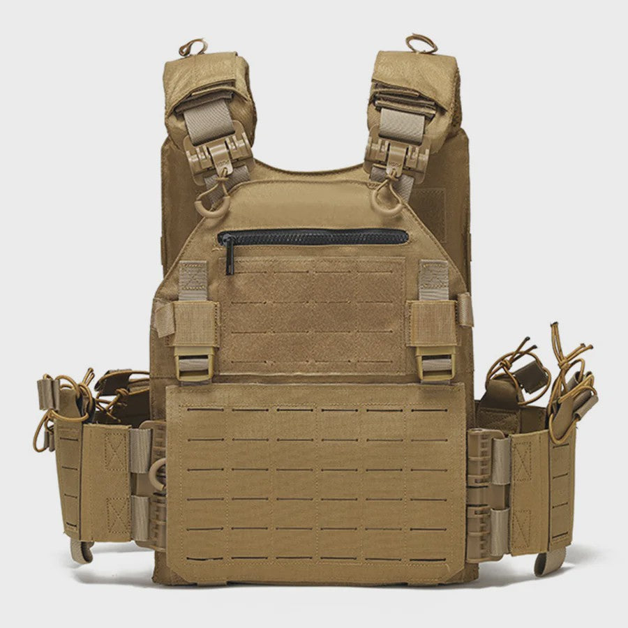 Multifunctioneel Tactisch Vest met Snelsluiting en MOLLE Systeem - Waterdicht & Slijtvast
