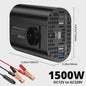 Krachtige 400W/500W/1500W Auto Omvormer: DC 12V naar AC 220V met 3x USB 2.0 en 1x USB QC3.0
