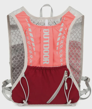 Reflecterend Hardloop & Fietsharnas met Hydratatie - Verstelbare Outdoor Sport Rugzak