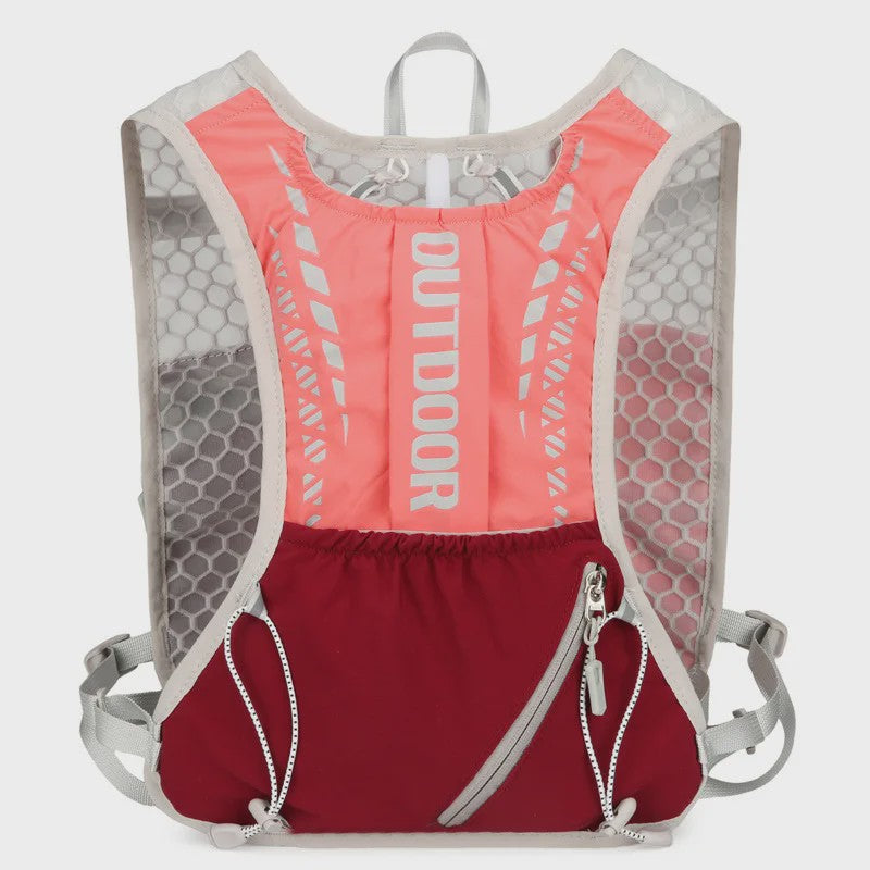 Reflecterend Hardloop & Fietsharnas met Hydratatie - Verstelbare Outdoor Sport Rugzak